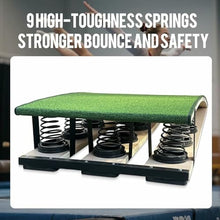 BTOIASYHF Diving Board for Pool, Gymnastics Springboard for Adults, Dual-Use Jump Training Platform with 9 Upgraded Springs, Slip-Resistant Surface, Heavy-Duty Hardwood Frame
