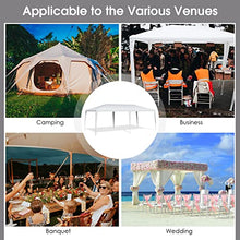 10'x20' Outdoor Party Wedding Tent Heavy Duty Canopy Pavilion White Powder Coated Steel