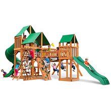 Gorilla Playsets Treasure Trove I Wood Swing Set Green