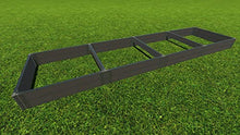 Frame It All Weathered 2" 4'x16'x11 Raised Garden Bed