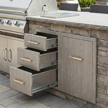 Fectiontool Outdoor Kitchen Drawer Cabinet Half Drawer Flush Mount