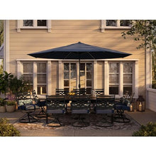 Hanover Montclair 11-Piece Outdoor Dining Set Navy