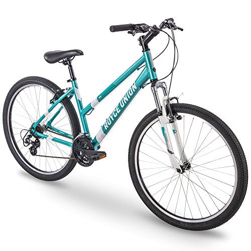 ROYCE UNION Women's Mountain Bike 27.5" 21-Speed Aluminum Frame Metallic Teal