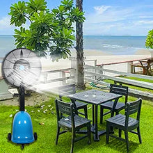 OREKPOT Oscillating Misting Fan with 90-Degree Rotation, 3 Speed Settings, Heavy-Duty for Outdoor and Commercial Use