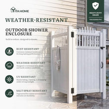 YITAHOME 81" H x46 W x 46" L Outdoor Shower Enclosure(X-Pattern)