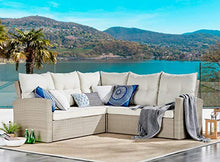 Alaterre Furniture Canaan All-Weather Wicker Outdoor Seating Set