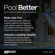 S.R. Smith SlideAway Removable In-Ground Pool Slide Taupe