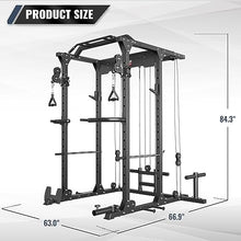MAJOR LUTIE Fitness PLM03 All-in-One Power Cage Red