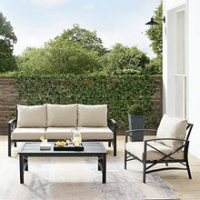 Crosley Furniture Kaplan 3-Piece Sofa Patio Set