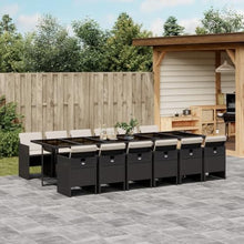 AMBERARD Patio Dining Set Set of 12 Black Furniture Set