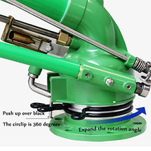 iumLeap Farm Irrigation Spray Gun,Large-Area Irrigation Sp W/Bracket and Replacement Nozzle,22-55m Water Range,Large-Area Rotating Rocker Nozzle Lawn Sprayer, 1.2m