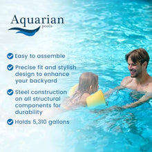 Aquarian Above-Ground Pool Kit w/Sand Filter & Pump, Phoenix Steel-Frame