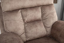 FANYE Electric Power Lift Recliner Chair with Massage and Heat Light Brown