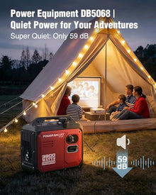 PowerSmart 3800 Watt Portable Inverter Generator for Camping or Home Use
