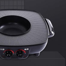 Round Barbecue Stove Household Electric Barbecue Pot Plate Smokeless Non-stick Grill