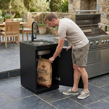 Chery Industrial Stainless Steel Outdoor Kitchen Sink Cabinet with Tap