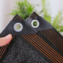 XBTGS 90% Sunblock Black Greenhouse Shade Netting Outdoor Shade Cloth with Grommets Rectangle Tarp for Garden Flower Plants Custom Size,4m x 10m,4m x 10m