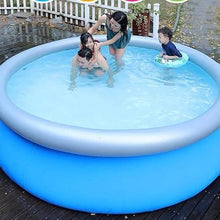 MQELHKCYSGX Large Children's Inflatable Swimming Pool, Made of Thick and Durable PVC Material. Enjoy the Fun (Diameter 305 cm). Suitable for Backyard Water Parties