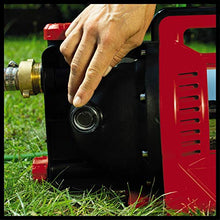 Einhell 4180350 Gartenpumpe GC-GP 1250 N (1.200 W, max. 5000 L/h, max. Förderhöhe 50 m, Wasserfüllanzeige, Wassereinfüllöffnung /-ablassschraube, Frostschutz, Thermoschutz)