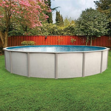 Crystal Bay Above Ground Pool Package - Featuring: Sand Filter, Pump, Filter, and A Frame Ladder (21')