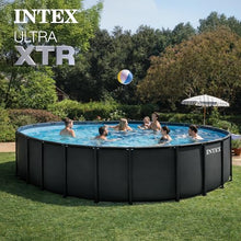 INTEX Ultra XTR 24ft x 52in Round Above Ground Swimming Pool Set w/Pump