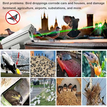 FXNFXLA Automatic Bird Chaser Laser Deterrent, 360° Laser Bird Repellent, App Control Bird Scare Devices, Outdoor Multi-Mode Intelligent Animal Repeller, for Orchards, Farms & Airports B