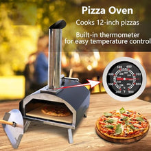 Pizza Oven Outdoor Pizza Oven Pizza Maker with Thermometer Portable Stainless for Backyard Pizza Ovens
