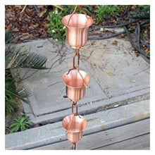 GVBNOTT Rain Chain, Rain Chains for Downspouts Japanese Style Water Guide Eaves Falling Gutter Functional and Decorative Replacement for for Exterior Gutters，F