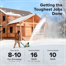 Greenworks 40V 16" Gen 2 Snow Blower with (1) 5Ah Battery and Fast Charger