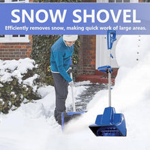 12Inch Snow Shovel, Cordless Electric Snow Shovel with 6in Depth, 26FT Throw Distance, Snow Blower Shovel for Patio Driveway Walkways, 9lbs,OneBattery