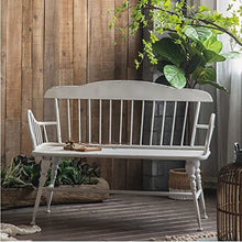 saditesdk Park Benches Nordic Outdoor Wrought Iron Tables and Chairs Balcony Garden Chairs White Bench Backrest Sofa Chairs Garden Courtyard Leisure Chairs Outdoor Benche