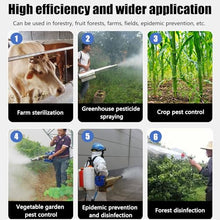 PtaTritious 15L Portable Thermal Fogger Machine,Professional Fogging Machine,Thermal Fogger,Nebulizer for Farmland Garden,30-50m Smoke and 8-10m Water Mist Range 180k