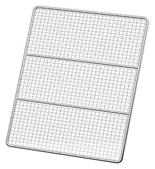 TBLOTYD Oversized Stainless Steel BBQ Grill Grate - Multi-Purpose Round Cooking Grid for Outdoor Camping Tailgating & BBQ Parties - Ideal for Ribs Steaks & More
