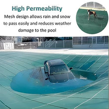 LZMZMQ Pool Cover Elastic/Loop Lock Covers Retractable, Diameter 1 1.5 2 2.5 3 3.5 4 4.5 5 5.5 6 6.5 7 M Round Inground Pool Safe Cover with Brass Accessories & Tool, Green Solid(7.9m/26ft)