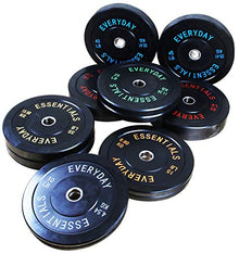 BalanceFrom Olympic Bumper Plate Set Black