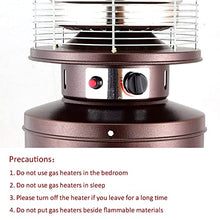 Patio Gas Heater Outdoor Heaters for Home Fast Heating Radiator Low Energy Efficient Freestanding Bullet Style Stainless Steel Safety Cage Casing- (10-80 Square Meters) 120 cm (47 inches) (120 cm (47