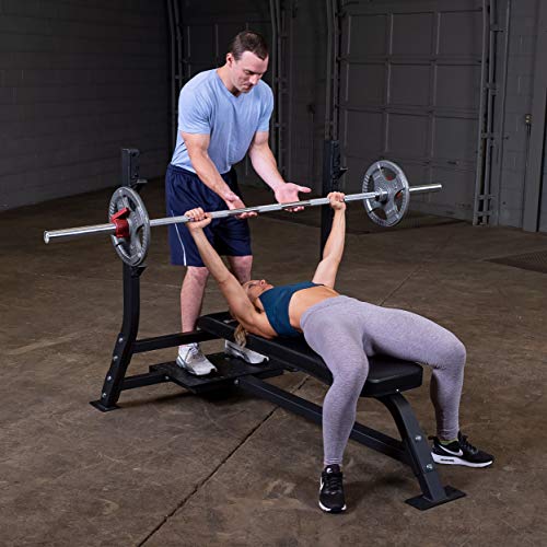 Body-Solid Pro Clubline SOFB250 Flat Olympic Bench Black