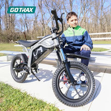 Gotrax Astra Electric Dirt Bike 16" Tires 350W Motor Dual Suspension Black