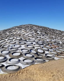 Farm Plastic Supply - String Reinforced Silage Cover Black/White - 6 Mil - Heavy Duty Polyethylene Plastic for Silage Cover, Bunker Cover for Farming, Agriculture (20' x 125')