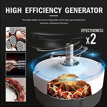 Vertical 5 Blades Maglev 12v 24v Wind Turbine Generator Portable Home Hybrids Streetlight 3000W Wind Energy Electricity Mini Wind Power Generator for Home Use,Red-24V