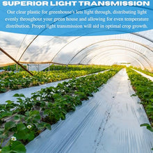 Farm Plastic Supply Vapor Barrier Supply String Reinforced 10 mil Clear Greenhouse Plastic Sheeting Clear 54' x 100'