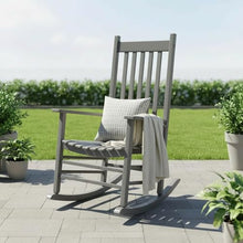 Shine Company Vermont Porch Rockers – Storm Gray (Set of 2)
