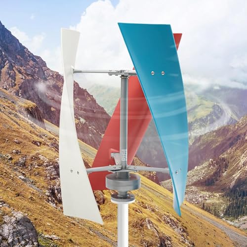 ZXINXIN Wind Turbine 3000w Wind Turbine Power Generation Wind Turbine Vertical Wind Generator Wind Turbine with 3 Blades 12V