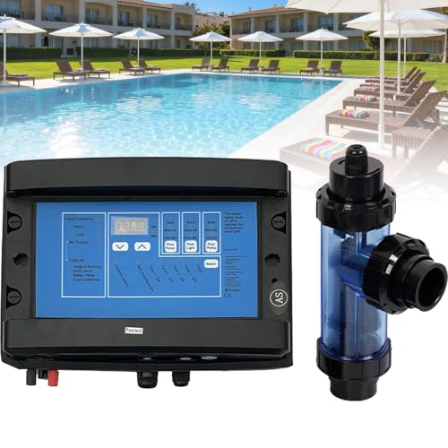 WYBYYDS Salt Water Pool Chlorinator Electrolysis Salt Chlorinator Tool 15/20/30/50g/h Salt Chlorine Machine Chlorine Generator Chlorinator for Swimming Pool 50g100m³