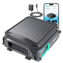 WYBOT F1 Pool Skimmer Robot with App Remote Control（Blackgreen）