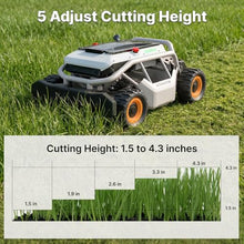 Mowrator S1 4WD 18Ah Remote Control Lawn Mower, Wide Wheels, 40° Slope