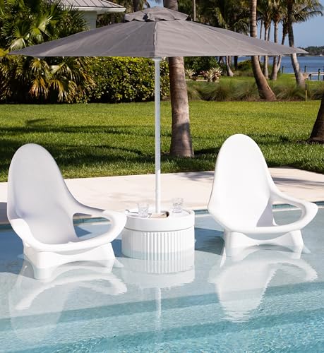 REZVANI FURNITURE STUDIO Tenjam Woosah Adirondack Chair Set for Pool Tanning Ledge - Made to Order