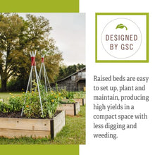 Gardener's Supply Company Raised Garden Bed | Outdoor Cedar Planter Box w/Extra Deep Height for Rooted Plants, Herbs Flowerbed & Vegetable Garden Wooden Box | 2' W x 12' L x 14" H