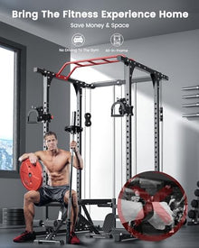 AKYEN Power Cage with Adjustable Cable Crossover System Black-01