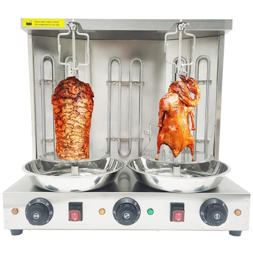 HQHAOTWU Electric Turkish barbecue machine with 3 Burners 110V 3.6KW